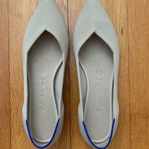 Rothys Ecru Points size 7.5 - VGUC